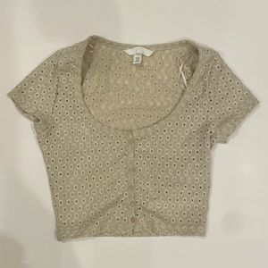 H&M cropped shirt